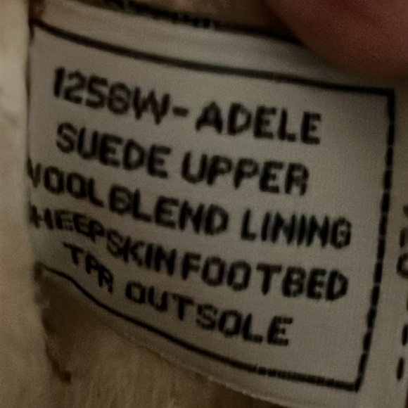 BearPaw Suede Adele Boots Braided Accent Fleece Lining Hickory Tan Size 7 - Picture 9 of 13